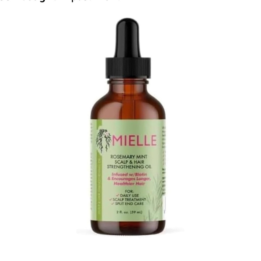 Mielle Rosemary Mint Hair Oil - Green. Two Bottles - New in package